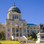 The State Capitol building in Helena, Montana, USA